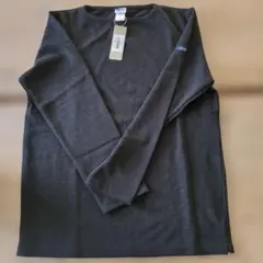 新品ブラック100%コットン 長袖カットソー サイズ4