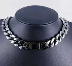 マイアミキューバン 喜平 チェーンネックレス シルバー 50cm 15mm 新品