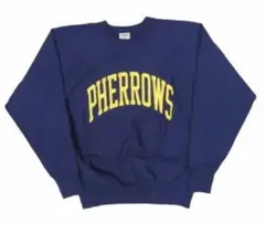 Pherrow's　スウェット　ひび割れプリント　リバースウィーブのサムネイル