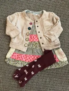 ラグマート  セット ワンピース カーディガン タイツ