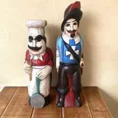 木彫りの人形インテリア　高さ50cm ボトル隠し人形2体セット 2025年最新】ボトル隠し人形の人気アイテム - メルカリ