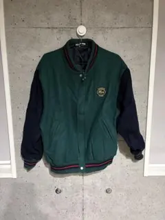 CHEMISE LACOSTE スタジャン グリーン ネイビー