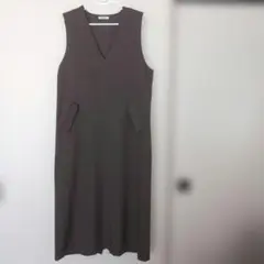 Classical Elf（クラシカルエルフ）Vネックジャンパースカートブラウン