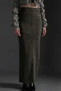 PRANK PROJECT デニムストレートマキシスカート