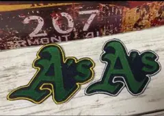 【2枚セット❣️】A's アスレチックス　アイロン　ワッペン　新品