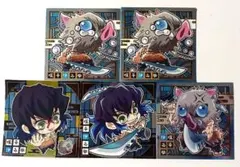 鬼滅の刃 ウエハース シール ステッカー 嘴平伊之助