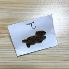 deux C ザリワーク　ブローチ