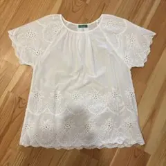 earth music&ecology 刺繍入りブラウス