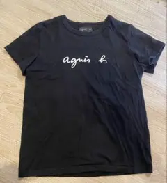 agnès b. ブラック Tシャツ サイズ2