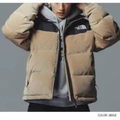 【未使用】THE NORTH FACE コーデュロイ ヌプシ ダウンジャケット