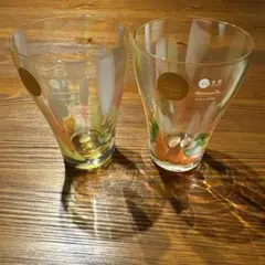 津軽びいどろ✖️アフタヌーンティー　コップ　グラス　2個