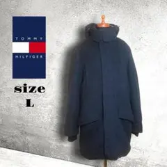 トミーヒルフィガー ウール　コート ブラック 冬用 防寒着