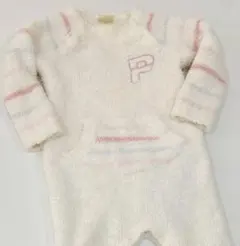 piqué ストライプロンパース 80-90