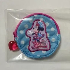 ディズニー パルパルーザ カプセルトイ ミニポーチ ミニー 水色のサムネイル