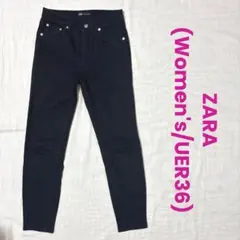 【ZARA】レディースブラックスキニーデニム(EUR36)