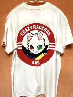 CRAZY RACCOON CR Ras サークルTシャツ M