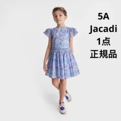 新品　Jacadi × LIBERTY 花柄　パープル　ワンピース