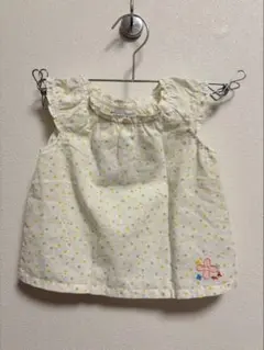 miki HOUSE ミキハウス 花柄 ドット トップス