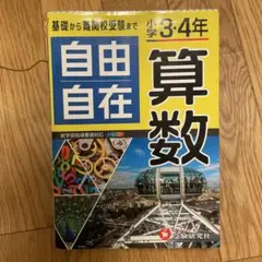 自由自在 算数 小学3・4年 受験研究社
