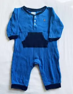 セール！babyGAP 長袖 ロンパース 6-9m ブラナン　タオル地