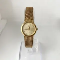 CITIZEN kii ローマ数字 レディース 腕時計 ゴールド メッシュベルト