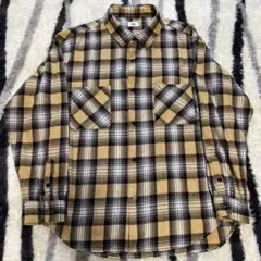 【BROWNY STANDARD】 チェック柄長袖シャツ サイズ:XL