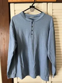 L.L.Bean ヘンリーネック長袖カットソー