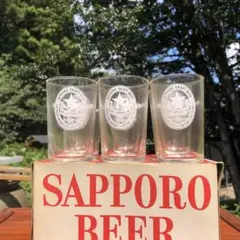 サッポロビールグラス6個セット 昭和レトロ　非売品