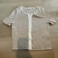 半袖ストライプトップス Lサイズ　GU