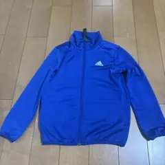 110cm adidas アディダス青 ジャージ フルジップ