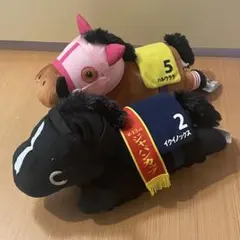 サラブレッドコレクションぬいぐるみスマホショルダー3★イクイノックス ハルウララ