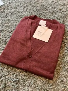 【新品タグ付き】 マッキントッシュフィロソフィー バーガンディ カーディガン