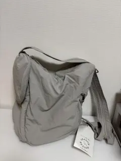 SEASON REASON リュックにもなる 2WAY ショルダーバッグ　グレー