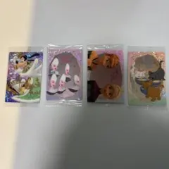 ディズニー　ウエハース　4点セット　グーフィー　アナ雪など