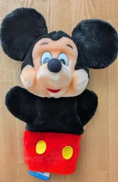 超希少　新品　タグ付き　ミッキー　ディズニーランド　ディズニー　パペット　レトロ