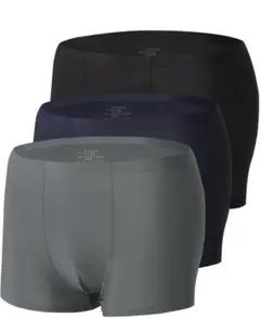 【新品】MOWO メンズ シームレス インナーパンツ 3枚セット 水陸両用 極薄