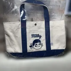 ペコフェス ペコちゃん × 紀ノ国屋 刺繍コットンバッグ 紀伊國屋 トートバッグ