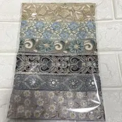の*ん様 インド刺繍リボンアソートセット　50cm×6本＝3m