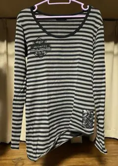 オブザネージュスタイル ストライプ 長袖カットソー