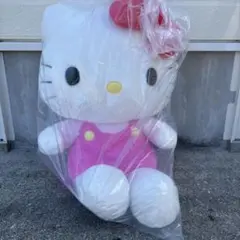 新品未使用　サンリオ ハローキティ ぬいぐるみ 3L キティちゃん　湯本