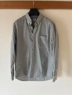 UNIQLO ユニクロ　ブロードシャツ　ストライプ　ボタンダウン