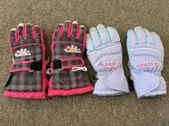 スキー・スノーボード用 キッズグローブセット