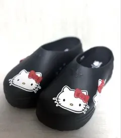 adidas スタンスミス ミュール　ハローキティ サンダル　黒　ブラック