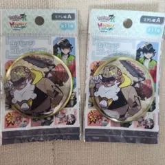 ポケモン トレーナーズ 缶バッジ ミアレ ZA シロー&メガタイレーツ
