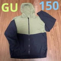 【美品】GU キッズ フード付き マウンテンパーカー ジャケット 150