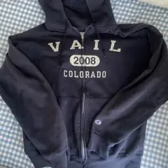 チャンピオン　パーカー　古着　vintage ネイビー