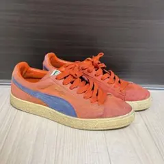Puma suede スニーカー オレンジ/ネイビー