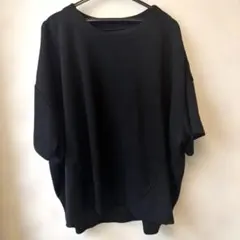 ユニー×けいこコラボ　コクーンプルオーバー　3L ブラック　ドルマンスリーブ