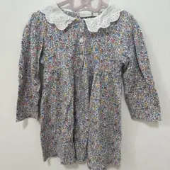 Jo Jo Maman Bébé 花柄長袖ワンピース　100〜110