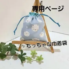 専用ページ⑨ちっちゃな巾着袋　小物入れ　ポチ袋 ハンドメイド　小さなポーチ